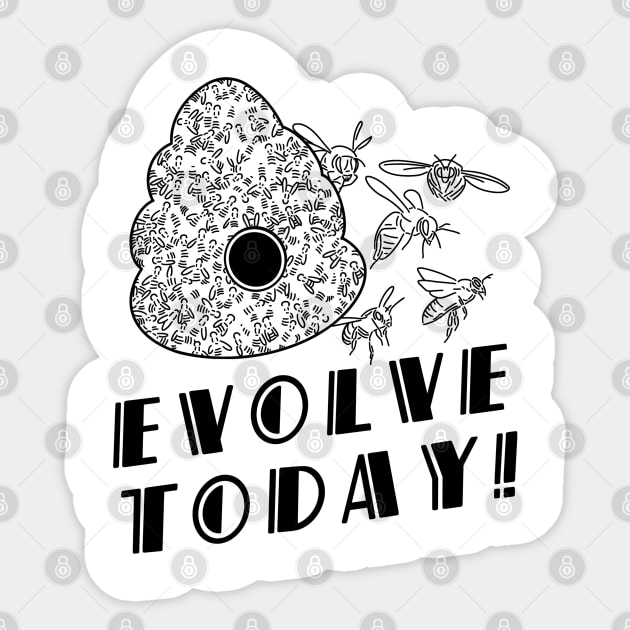 Evolve Today - Insect Swarm Sticker by zody